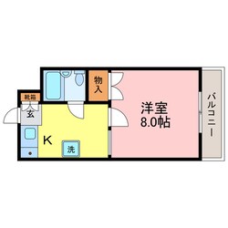 瀬田駅 徒歩15分 3階の物件間取画像